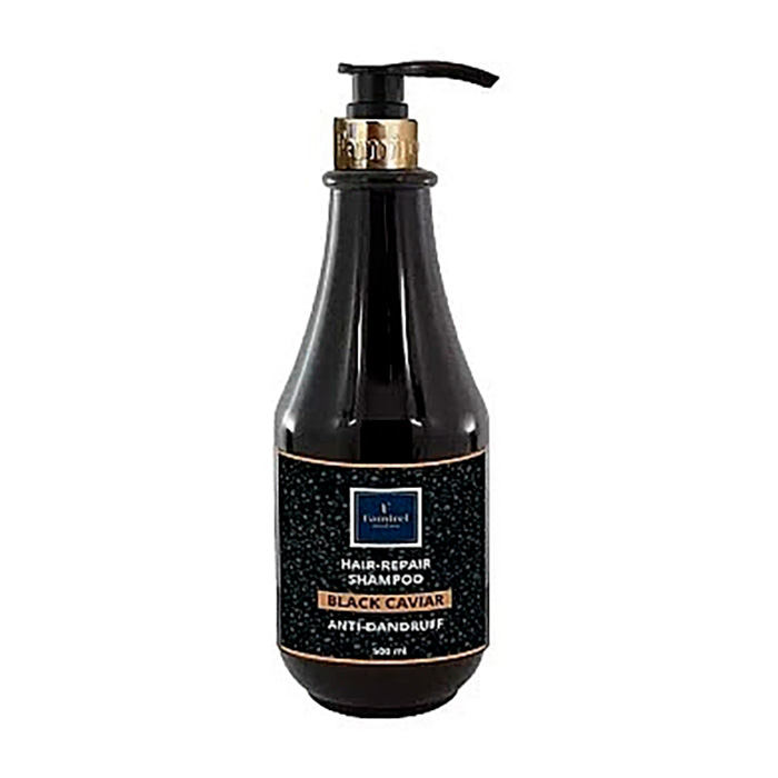Шампунь Famirel Black Caviar Shampoo проти лупи, з екстрактом чорної ікри, 500 мл